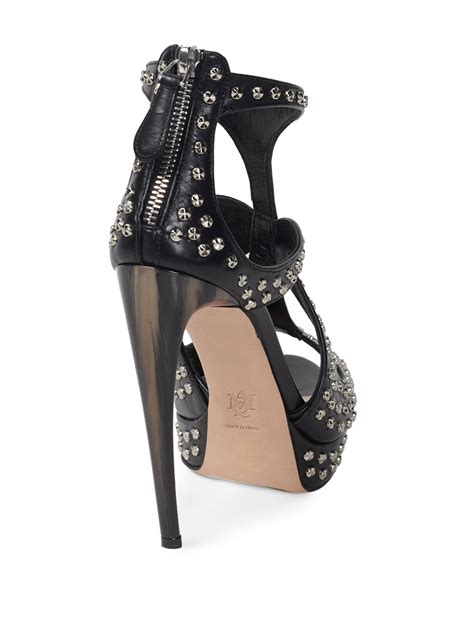 alexander mcqueen studded sandals.